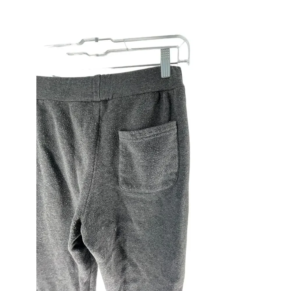 U.S. Polo Assn Boys Gray Orange Graphic Jogger Sweatpants Youth Size Large